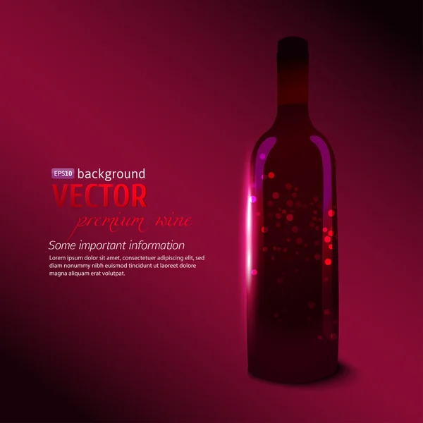 Red wine — Stock Vector