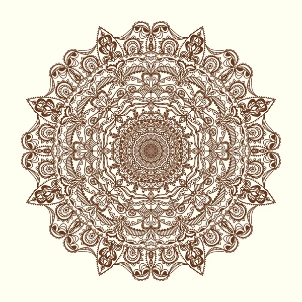 Etnische floral ornament — Stockvector