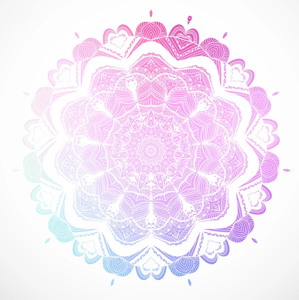 Ornamento floral étnico — Vector de stock