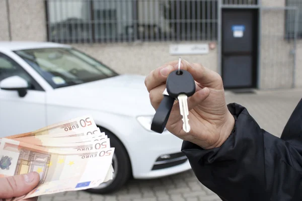 Selling car — Stock Photo, Image