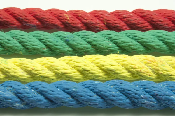 Кольорові мотузки — стокове фото