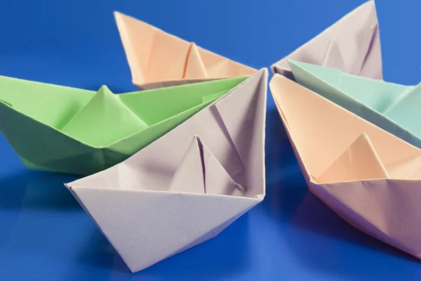 Paper boats — Stock Photo, Image