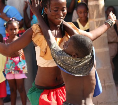 Jamaican Street Performer clipart