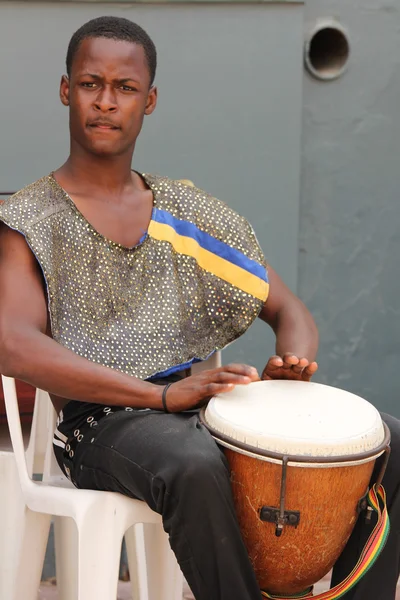 Jamaican Street Interprete — Foto Stock