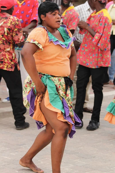 Ямайский уличный исполнитель — стоковое фото