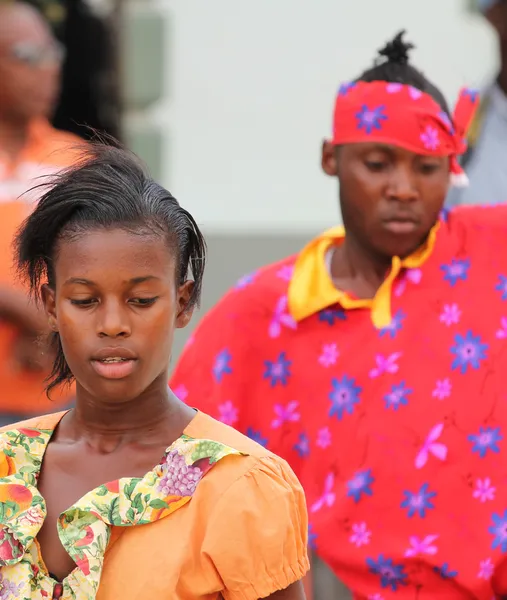 Jamaica street performer — Stockfoto