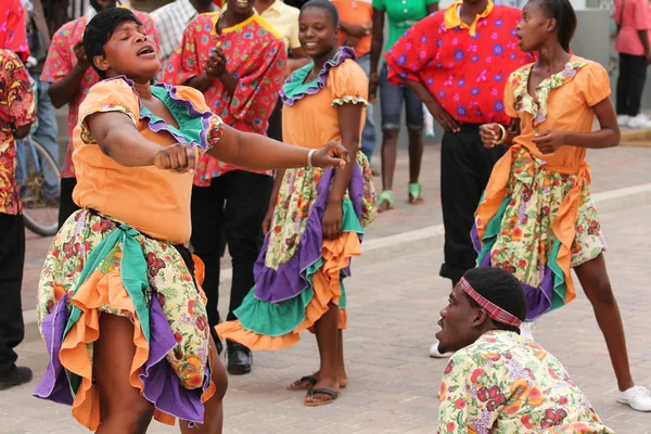 Jamaican Street Performer — Stock Photo, Image