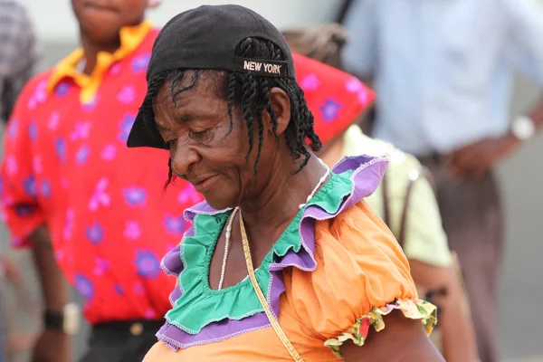 Jamaican Street Interprete — Foto Stock