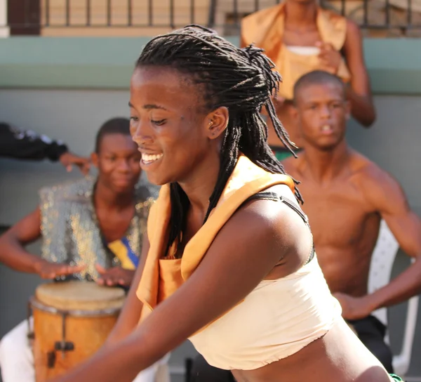 Jamaican Street Performer — Stock Photo, Image