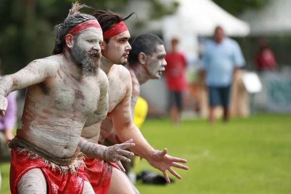 Aboriginal dansare Stockfoto