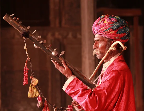 Indian Musician — Stock Photo, Image