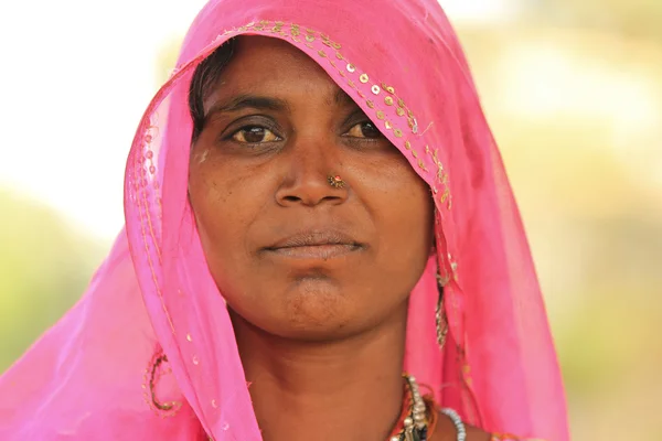 Indiai nő Stock Kép