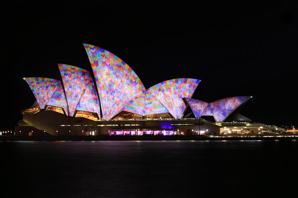 Sydney Opera House Night Vivid Light Festival