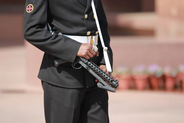 Guard at India Gate — Stock Photo, Image