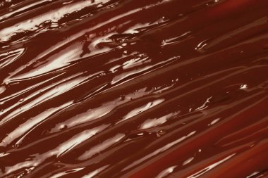 Tatlı karamel desenli, üst manzara. 