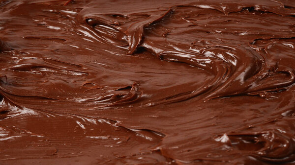 Chocolate cream background. Space for text or design. 