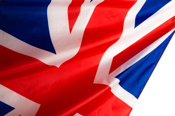 Gran Bandera Británica Como Fondo Vista Superior —  Fotos de Stock