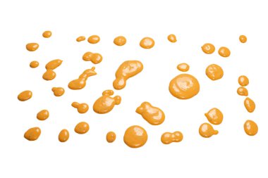 Kırbaçlanmış lezzetli sos, beyaz arka planda izole edilmiş. Hamburger sosu arka planı. 