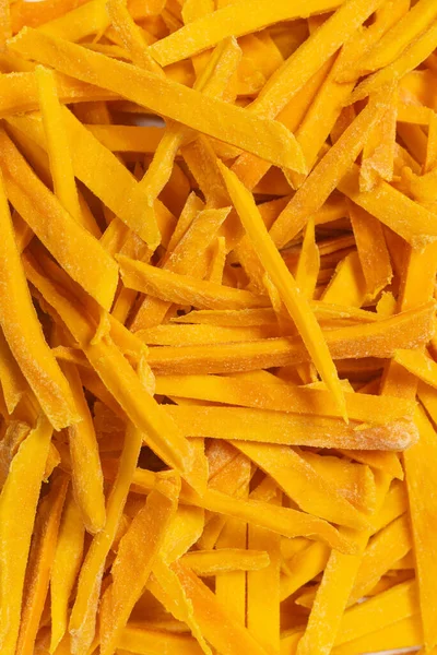 Fette Mango Saporite Secche Come Sfondo Vista Dall Alto — Foto Stock