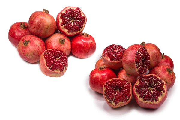 Sweet Pomegranate Isolated White Background — Stock Photo, Image