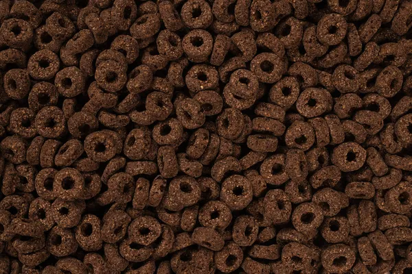 Hintergrund Und Textur Der Cornflakes Schokoladenringe — Stockfoto