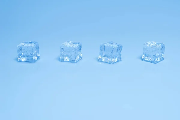 Iskristallkuber Utrymme För Text Eller Design — Stockfoto