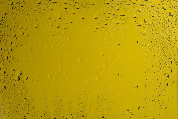 Κίτρινος Πισινός Σταγόνες Νερού Αντιγραφή Χώρου — Φωτογραφία Αρχείου