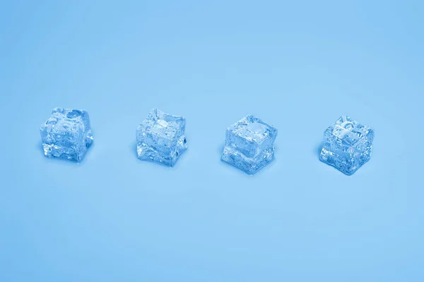 Cubi Cristallo Ghiaccio Spazio Testo Design — Foto Stock