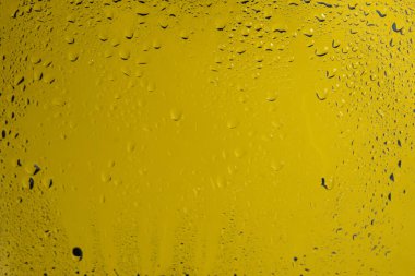 Su damlalı sarı sırık. Boşluğu kopyala. 