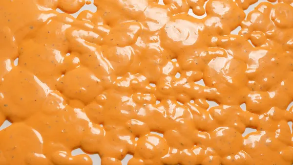 Schlagsahne Köstliche Sauce Textur Hamburger Sauce Hintergrund Ansicht Von Oben — Stockfoto