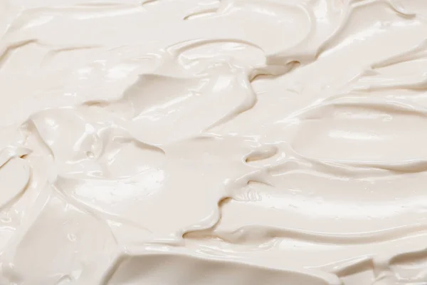Textura Crema Batida Blanca Vista Superior — Foto de Stock
