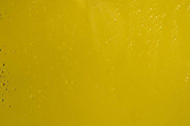 Su damlalı sarı sırık. Boşluğu kopyala. 