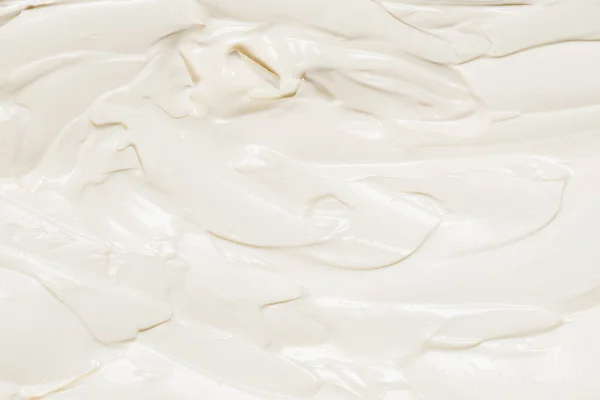 Bílá Krémová Textura Horní Pohled — Stock fotografie