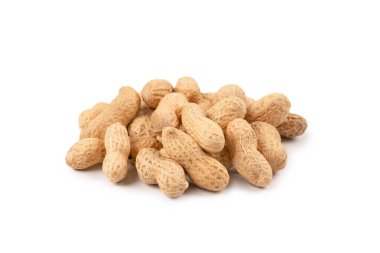 Arachis grubu beyaz bir arkaplanda izole edildi. 