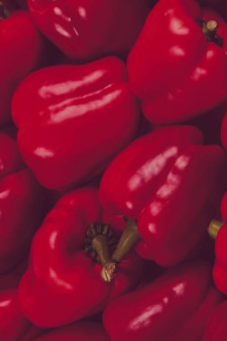 Taze kırmızı biber arka plan. 