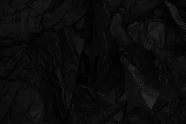Abstraktní Černé Papírové Textury Pozadí Horní Pohled Kopírovat Prostor — Stock fotografie