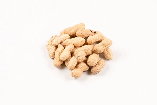 Group Arachis Isolated White Background — 图库照片