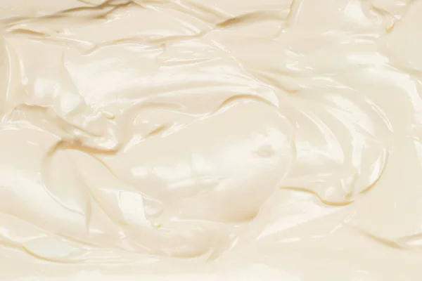 Textura Crema Batida Blanca Vista Superior —  Fotos de Stock