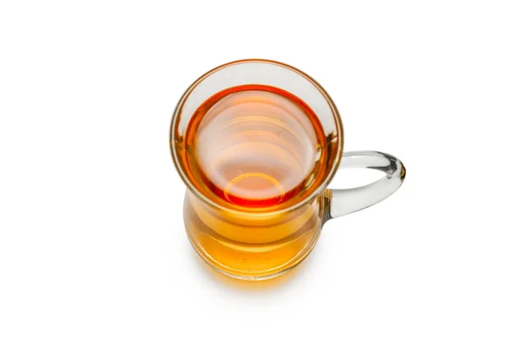 Турецька Чашка Чаю Ізольована Білому Тлі — стокове фото