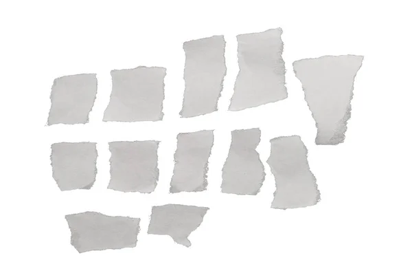 Пустая Белая Бумага Изолирована Пространство Текста Дизайна — стоковое фото