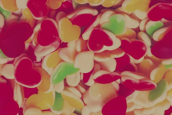 Soczyste Kolorowe Galaretki Cukierki Żelowe — Zdjęcie stockowe