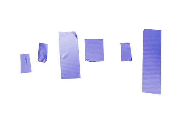 Фиолетовые Кусочки Скотча Изолированы Белом Фоне — стоковое фото