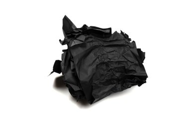 Soyut siyah kağıt dokusu arkaplanı. Üst Manzara. Boşluğu kopyala. 