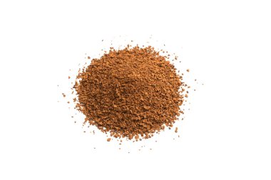 Beyaz bir arka plan üzerinde izole hazır kahve.