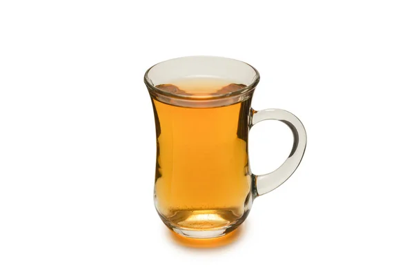 Турецька Чашка Чаю Ізольована Білому Тлі — стокове фото