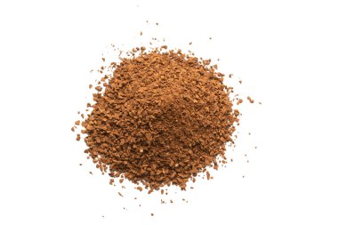 Beyaz bir arka plan üzerinde izole hazır kahve.