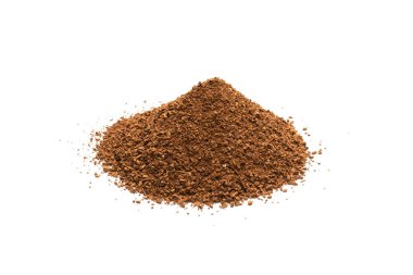 Beyaz bir arka plan üzerinde izole hazır kahve.