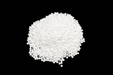 Beyaz arka planda izole edilmiş şeker ikame hapları. Üst görünüm. 