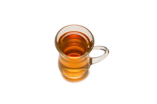 Turkish Glass Tea Isolated White Background — Stock Photo, Image