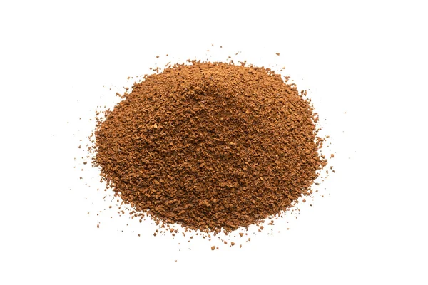 Beyaz bir arka plan üzerinde izole hazır kahve.